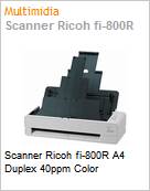 Scanner Ricoh fi-800R A4 Duplex 40ppm Color  (Figura somente ilustrativa, no representa o produto real)