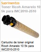 Cartucho de toner original Ricoh Amarelo 10 5k para IMC2010-2510  (Figura somente ilustrativa, no representa o produto real)