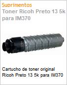 Cartucho de toner original Ricoh Preto 13 5k para IM370 (Figura somente ilustrativa, no representa o produto real)