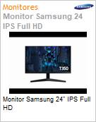 Monitor 24 LED Samsung IPS Full HD  (Figura somente ilustrativa, no representa o produto real)