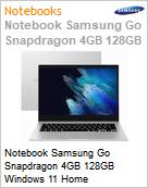 Notebook Samsung Go Snapdragon 4GB 128GB Windows 11 Home  (Figura somente ilustrativa, no representa o produto real)