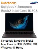 Notebook Samsung Book2 Intel Core i5 8GB 256GB SSD Windows 11 Home  (Figura somente ilustrativa, no representa o produto real)