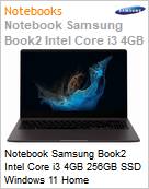 Notebook Samsung Book2 Intel Core i3 4GB 256GB SSD Windows 11 Home  (Figura somente ilustrativa, no representa o produto real)