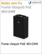 Fonte Ubiquiti PoE 48V/24W (Figura somente ilustrativa, no representa o produto real)