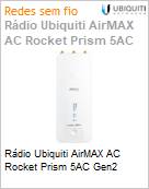 Rdio Ubiquiti AirMAX AC Rocket Prism 5AC Gen2  (Figura somente ilustrativa, no representa o produto real)