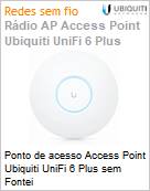 Ponto de acesso Access Point Ubiquiti UniFi 6 Plus sem Fontei  (Figura somente ilustrativa, no representa o produto real)