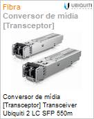 Conversor de mdia [Transceptor] Transceiver Ubiquiti 2 LC SFP 550m UACC-OM-MM-1G-D-2 (Figura somente ilustrativa, no representa o produto real)