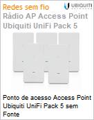 Ponto de acesso Access Point Ubiquiti UniFi Pack 5 sem Fonte  (Figura somente ilustrativa, no representa o produto real)