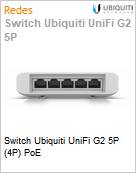 Switch Ubiquiti UniFi G2 5P (4P) PoE  (Figura somente ilustrativa, no representa o produto real)