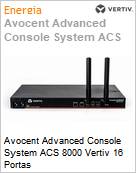 Avocent Advanced Console System ACS 8000 Vertiv 16 Portas  (Figura somente ilustrativa, no representa o produto real)
