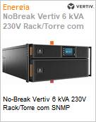 No-Break Vertiv 6 kVA 230V Rack/Torre com SNMP  (Figura somente ilustrativa, no representa o produto real)