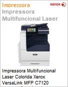 Impressora Multifuncional Laser Colorida Xerox VersaLink MFP C7120 (Impresso/Cpia: 20ppm; Digitalizao: 20cpm) Rede USB Wi-Fi Duplex ADF A3  (Figura somente ilustrativa, no representa o produto real)