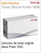 Cartucho de toner original Xerox Preto 100K  (Figura somente ilustrativa, no representa o produto real)