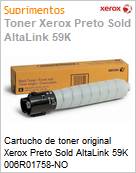 Cartucho de toner original Xerox Preto Sold AltaLink 59K 006R01758-NO  (Figura somente ilustrativa, no representa o produto real)