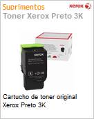 Cartucho de toner original Xerox Preto 3K  (Figura somente ilustrativa, no representa o produto real)