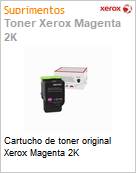 Cartucho de toner original Xerox Magenta 2K  (Figura somente ilustrativa, no representa o produto real)