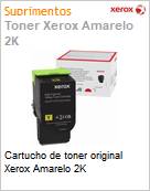 Cartucho de toner original Xerox Amarelo 2K  (Figura somente ilustrativa, no representa o produto real)