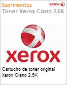 Cartucho de toner original Xerox Ciano 2.5K  (Figura somente ilustrativa, no representa o produto real)