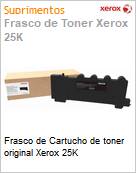 Frasco de Cartucho de toner original Xerox 25K (Figura somente ilustrativa, no representa o produto real)