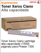 106R01111 - Cartucho de toner original Xerox Ciano Xerox alta capacidade (15000 pginas) para Phaser 7300