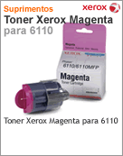 106R01205 - Cartucho de toner original Xerox Magenta para 6110