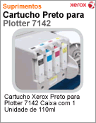 106R01307 - Cartucho de toner original Xerox Preto para Plotter 7142 Caixa com 1 Unidade de 110ml