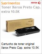 Cartucho de toner original Xerox Preto Cap. extra 10.5K  (Figura somente ilustrativa, no representa o produto real)