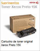 Cartucho de toner original Xerox Preto 15K  (Figura somente ilustrativa, no representa o produto real)