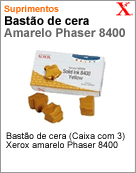 108R00607 - Basto de cera (Caixa com 3) Xerox Amarelo Phaser 8400