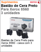 108R00767 - Basto de Cera Preto para Xerox 8560 - Caixa com 3 unidades