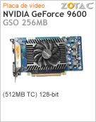 ZT-96SEQ3P-FDL - Adaptador Grfico ZOTAC NVIDIA GeForce 9600 GSO 256MB GDDR3 (512MB TC) 128-bit