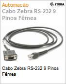 Cabo Zebra RS-232 9 Pinos Fmea (Figura somente ilustrativa, no representa o produto real)