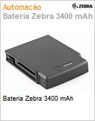 Bateria Zebra 3400 mAh  (Figura somente ilustrativa, no representa o produto real)