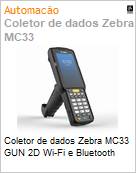 Coletor de dados Zebra MC33 GUN 2D Wi-Fi e Bluetooth  (Figura somente ilustrativa, no representa o produto real)