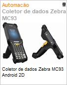 Coletor de dados Zebra MC93 Android 2D  (Figura somente ilustrativa, no representa o produto real)