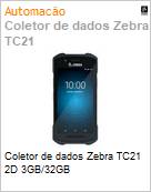 Coletor de dados Zebra TC21 2D 3GB/32GB  (Figura somente ilustrativa, no representa o produto real)