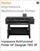Impressora Multifuncional Plotter HP Designjet T850 36  (Figura somente ilustrativa, no representa o produto real)