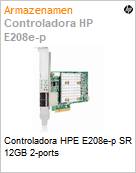 Controladora HPE E208e-p SR 12GB 2-ports  (Figura somente ilustrativa, no representa o produto real)