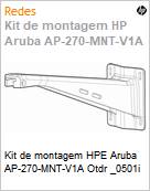 Kit de montagem HPE Aruba AP-270-MNT-V1A Otdr _0501i  (Figura somente ilustrativa, no representa o produto real)