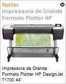 Plotter HP DesignJet T1700 44  (Figura somente ilustrativa, no representa o produto real)