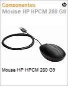 Mouse HP HPCM 280 G9 (Figura somente ilustrativa, no representa o produto real)