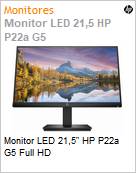 Monitor LED 21,5 HP P22a G5 Full HD (Figura somente ilustrativa, no representa o produto real)