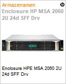 Enclosure HPE MSA 2060 2U 24d SFF Drv  (Figura somente ilustrativa, no representa o produto real)