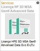 Licena HPE SD MSA Gen6 Advanced Data Svc E-LTU  (Figura somente ilustrativa, no representa o produto real)
