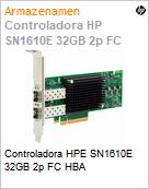 Controladora HPE SN1610E 32GB 2p FC HBA  (Figura somente ilustrativa, no representa o produto real)