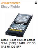 Disco Rgido (HD) de Estado Slido (SSD) 3.84TB HPE SD SAS RI 12G SFF  (Figura somente ilustrativa, no representa o produto real)
