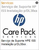 Servio de Suporte HPE ISS Instalao para DL38xx  (Figura somente ilustrativa, no representa o produto real)